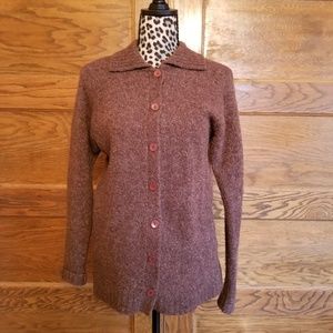 Talbots Women's Wool Button Down Sweater